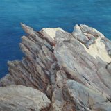 Felsen bei Piombino 60 x 50 cm