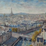 Paris 100 x 70 cm