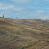 San Quirico Val D'Orcia 30 x 24 cm